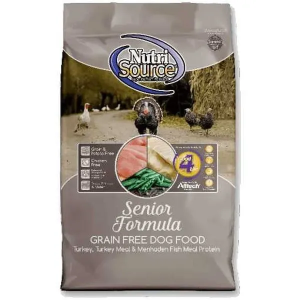 26lb Nutrisource Grain Free Senior - Dog/Cat Supplements